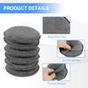 Hovom 6PCS Microfiber Wax Applicator, 5" Round Applicator Pads, Soft Automotive Waxing Foam Pads, Buffing Pads For Car Cleaning, Polishing And