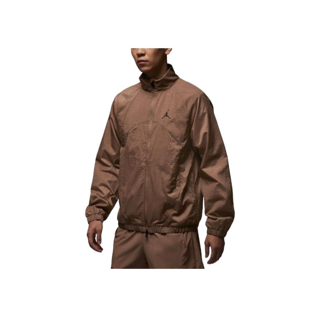 Jordan Sport Jam FW24 Fashion Waterproof Warm-Up Long Sleeve Jacket Men Jackets Dark-Brown FN5849-223