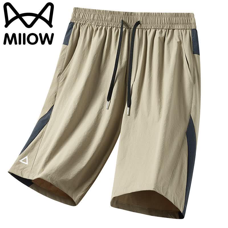 MiiOW Men's Summer Ice Feel Sports Shorts