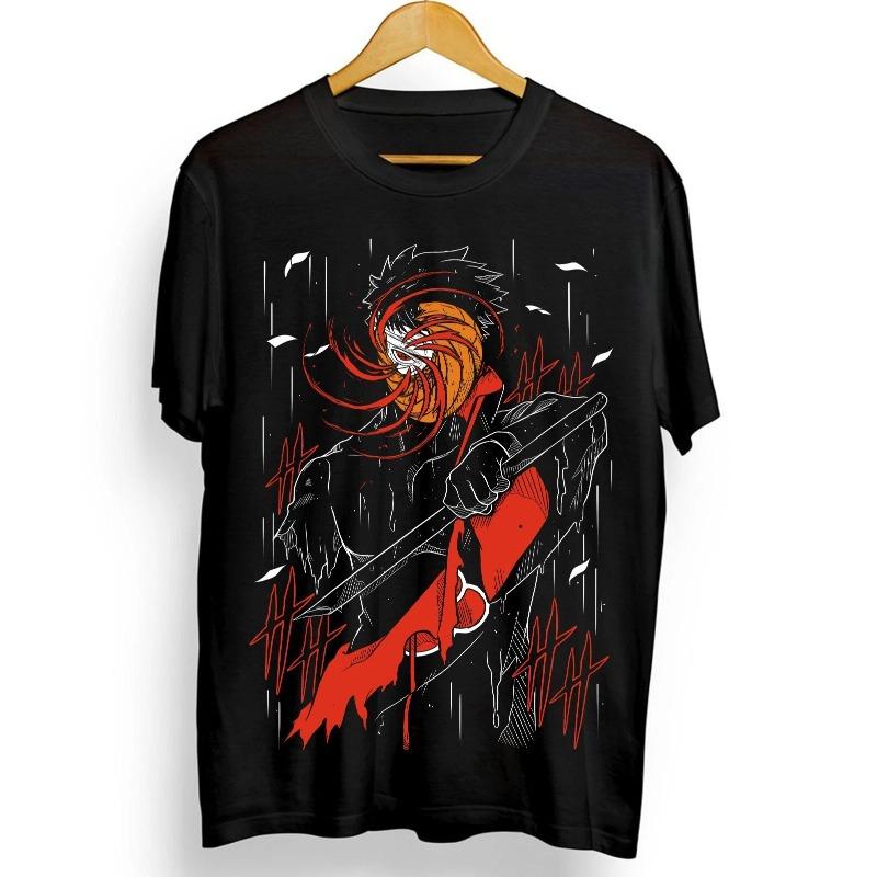 Naruto Uzumaki Obito Uchiha T Shirt Anime Oversize Men Women Short Sleeve Casual Print Tee Cotton Streetwear Cosplay Summer Tops