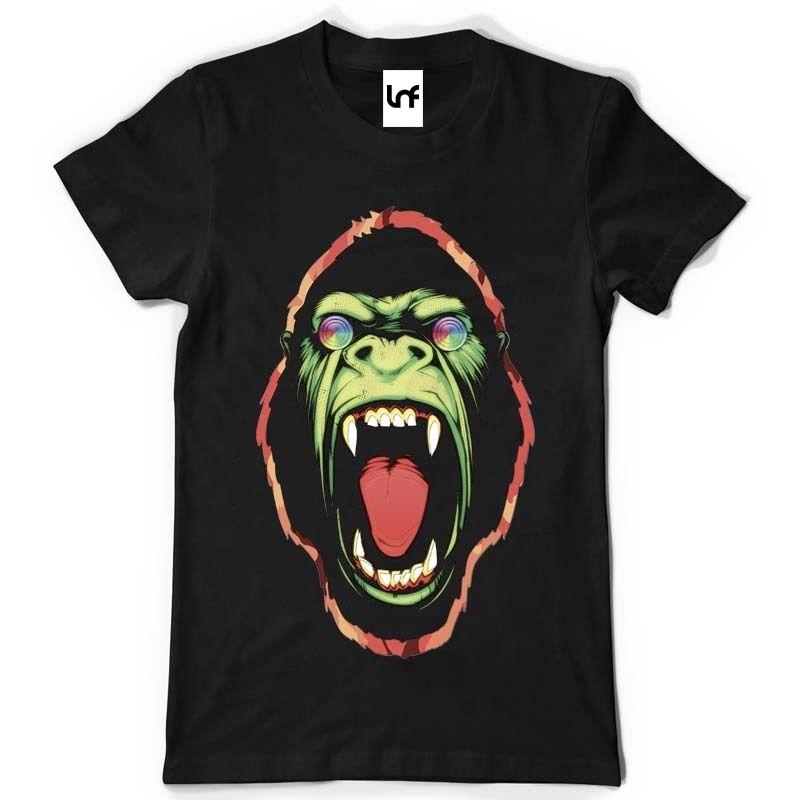 Hypnotic Ape Graphic Tee Unisex Black TShirt (Sb047)