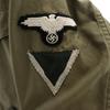 GERMAN MILITARY 80s Vintage Military Jacket 160/170/90 Khaki With Liner Men's Used
