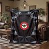 Brentford Football Print Flannel Blanket Soft Warm Sofa Bed Throw Blanket For Home Office Bedroom