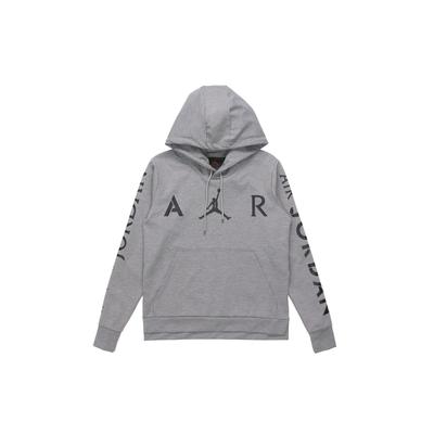 Bluza z kapturem z logo Air Jordan Męskie Topy Szary CK1345-091