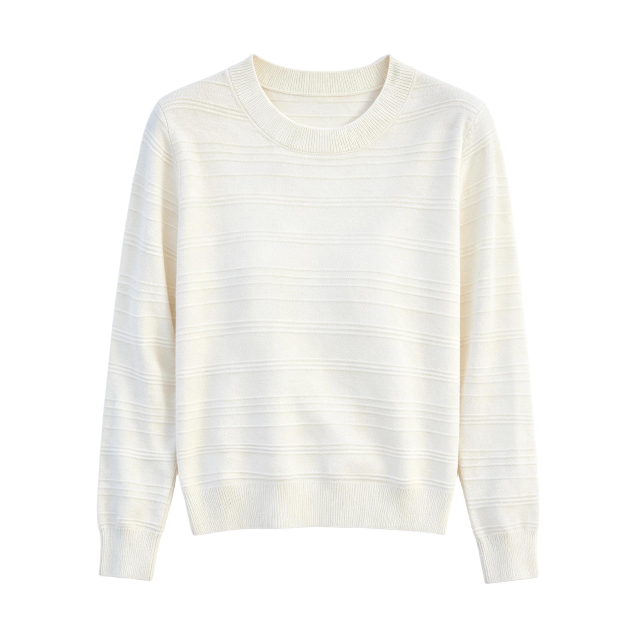 Women s Casual Lightweight Crewneck Pullover Knit Sweater for Everyday Wear M