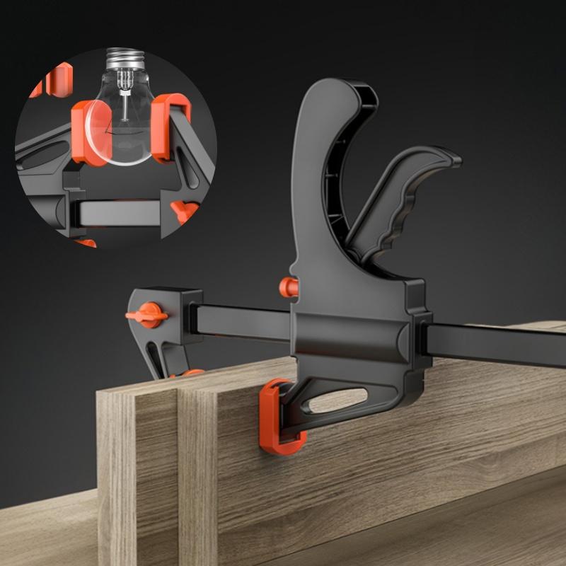 5 STÜCKE Mini 4 Zoll F-Typ Klemme Holzbearbeitung Arbeit Balkenklemme Gadget Befestigungsclip Schnell Manuell Quetschgriff Clip