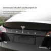 Car Logo Sticker Trunk Label Decals Decoration Accessories For Tesla Model 3 Model S Model X Model Y Cybertruck Roadster SpaceX