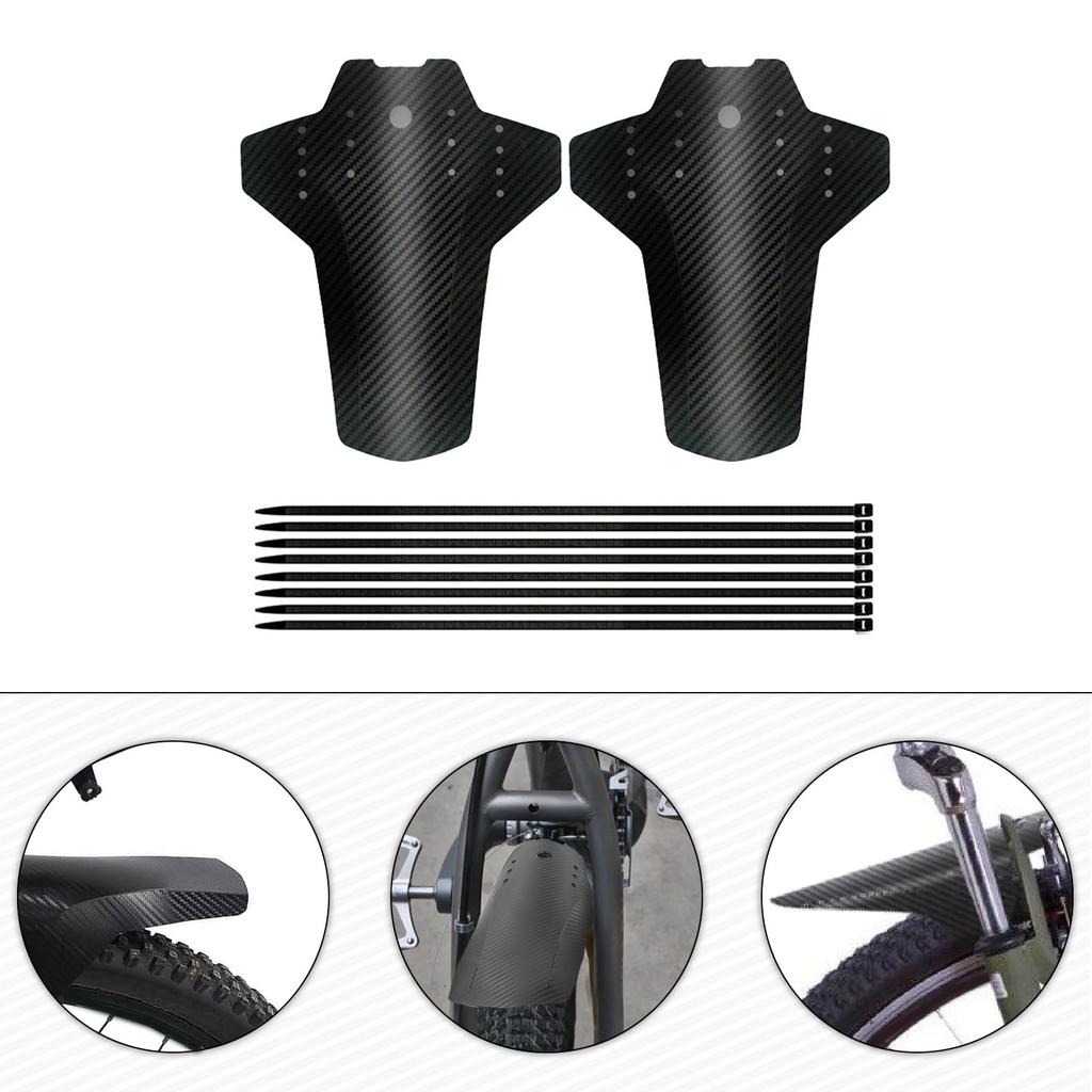 1 set de apărători de noroi față și spate pentru biciclete de munte, apărătoare de noroi pentru biciclete, reglabile, apărători de noroi față și spate pentru biciclete