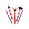 Makyaj Fırçası Seti - REAL TECHNIQUES - Artist Essentials - 5 Parça - Çok Renkli - Pembe