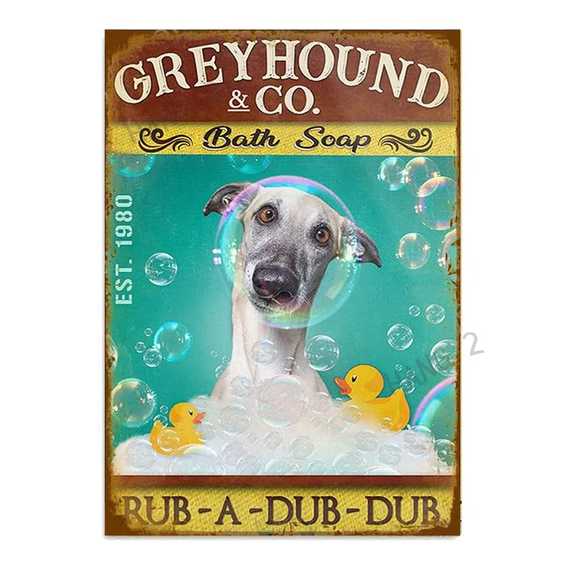 Schilder Blech Metall Poster Du hast gelächelt und ich habe mich verliebt Greyhound Hängeschilder für Zuhause Dekorative Plakette 8X12 oder 12x16 Zoll