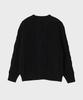NOIRER FOR WOMAN Heavy Multi-Cable Sweater (Black)