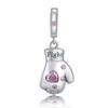 925 Silver Artist Paint Charms Beads Fit Original Bracelets Bag Keychain Charms Beads Pendant Diy Women Jewelry Gift