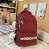 Schoolbag Backpack Junior high school students Large capacity campus leisure school bag Men's and women's outdoor simple sports travel backpack 