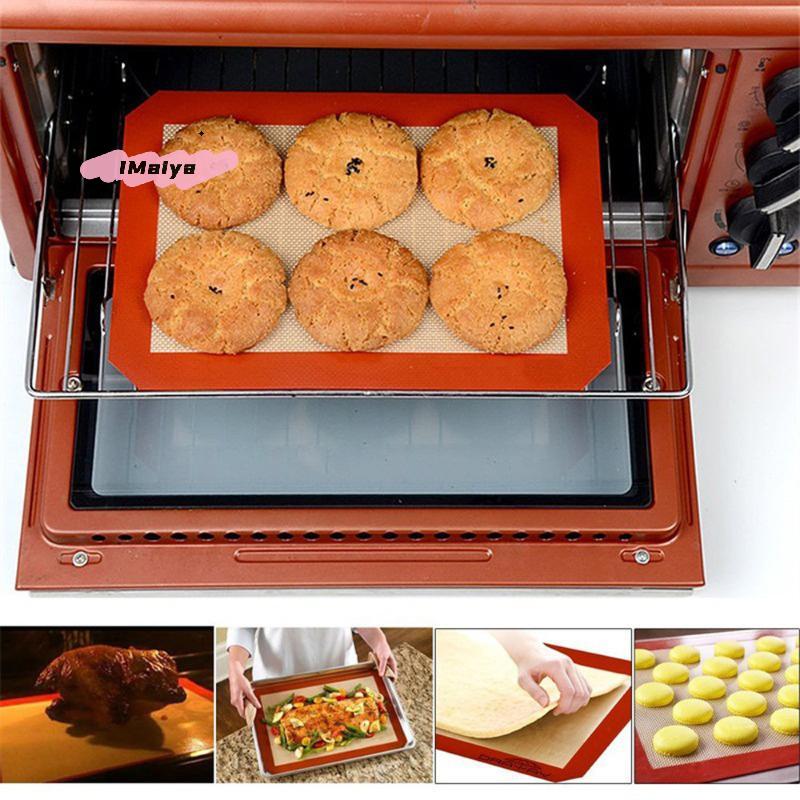 Reusable Silicone Baking Mat Sheet Non-Stick Heat Resistant Cookie Sheet for Oven Grill Microwave - Kitchen Baking Tool