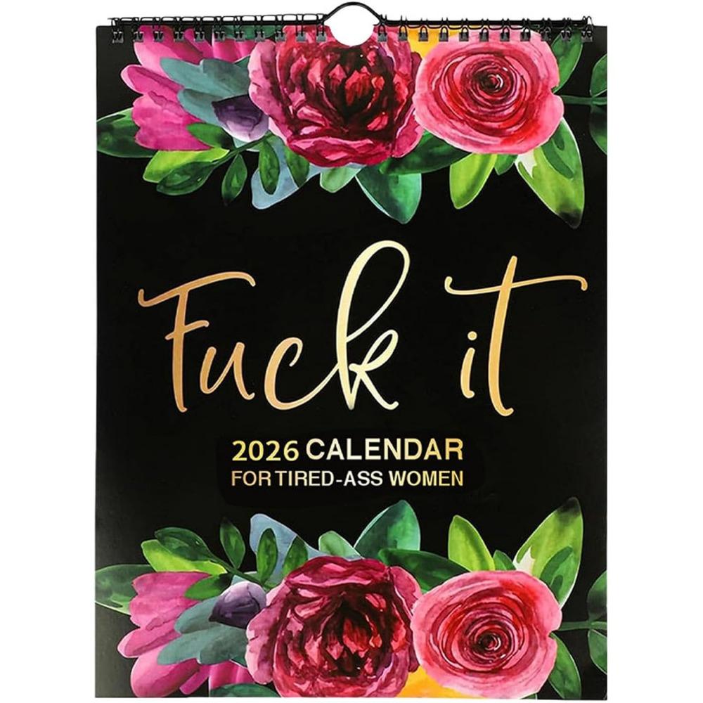 2026 Mental Health Wall Calendar - Creative Family Organizer & Funny Planner for Home Office Schedule Management