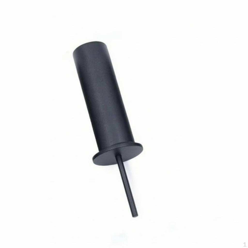 Black Weight Stack Insert Rod Cylindrical Locking Pin Flanged Matte