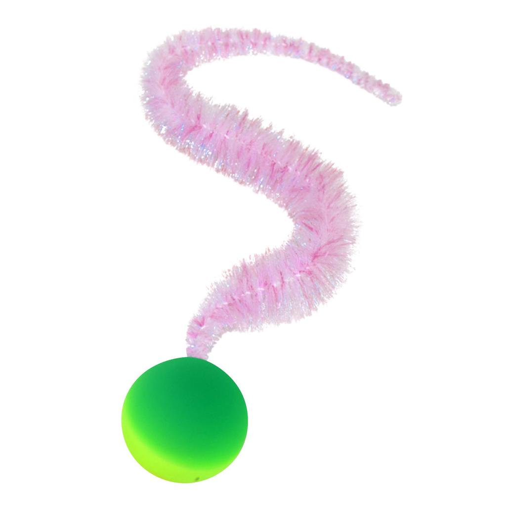 Großer Springball Hüpfball Raupe Katzenspielzeug Zubehör Interaktives Haustierspielzeug