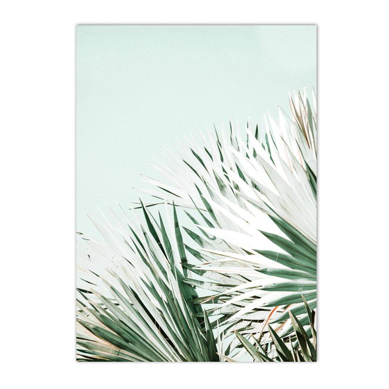 Green Leaves Cactus Mosque Morocco Door Posters Prints Canvas Painting Islamic Calligraphy Wall Art Pictures Living Room Decor