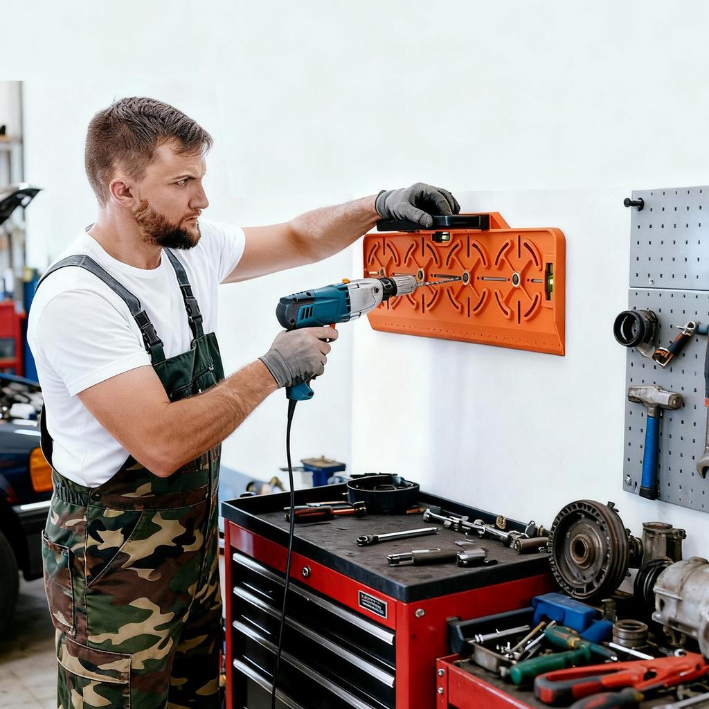 Wall Drilling Template Electrical Box Mounting Outlet Box Cutting Drilling Template For Electricians Homeowners Handymen