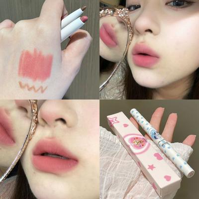 Matte Double-ended Lip Liner, Matte Matte Outline Lip Shape, Pouty Lips, Low Saturation Lipstick