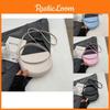 Fashionable Saddle Bag For Women Stylish Vintage Crossbody Bag In Black Blue Pink Beige And Khaki Colors