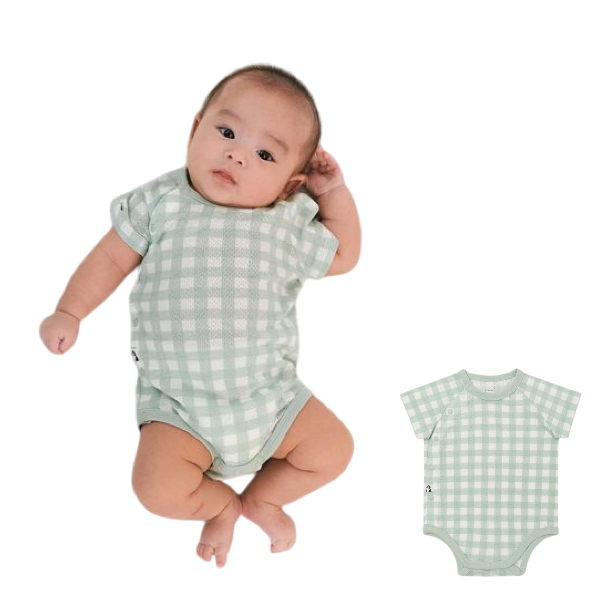 

Новорожденный Хлопковая Сетка Не нужно беспокоиться о жаре Удобный и дышащий летний Подходит для чувствительной Мягкий Короткий месяцы [Konny] Боди, рашгард,