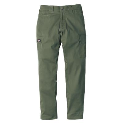 Dickies Cargo Pants D-2875, Workwear, Year-Round Stretch, Dickies CO-COS Pro Uni Sticker Included, Size 29. Army, Size 3L