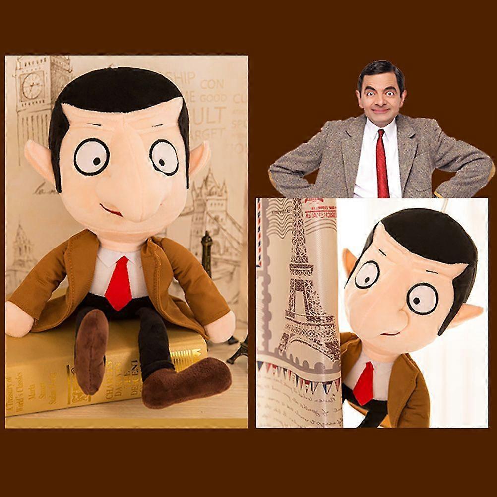 30CM Mr Bean Plush Toy Movie Mr Bean Stuffed Dolls Lovely Comfortable Mr Bean Plush Doll Toys