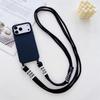 Phone Case for IPhone 17 Air 16E 15 14 Plus 13 12 11 Pro 17 Pro Max Crossbody Necklace Strap Lanyard Candy Color Silicone Cover