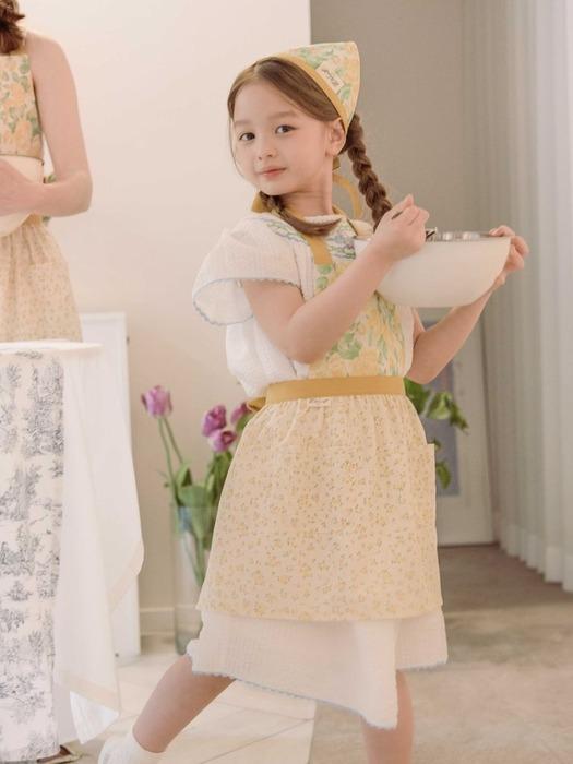 The Warmth Kids Ribbon Apron (2 colors) Yellow
