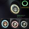 Fashion Circle Alloy  Auto Stickers Luminous  Car Ignition Switch Cover