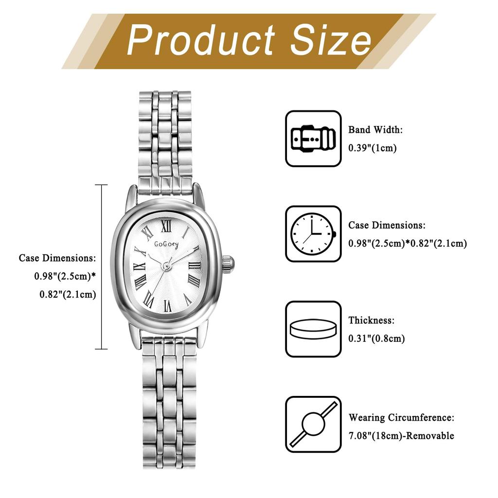 Women's Watch Roman Analog Display Stainless Steel Waterproof Cute Fashion Quartz Watch Ladies Accessories - Birthday Anniversary Mother's Day