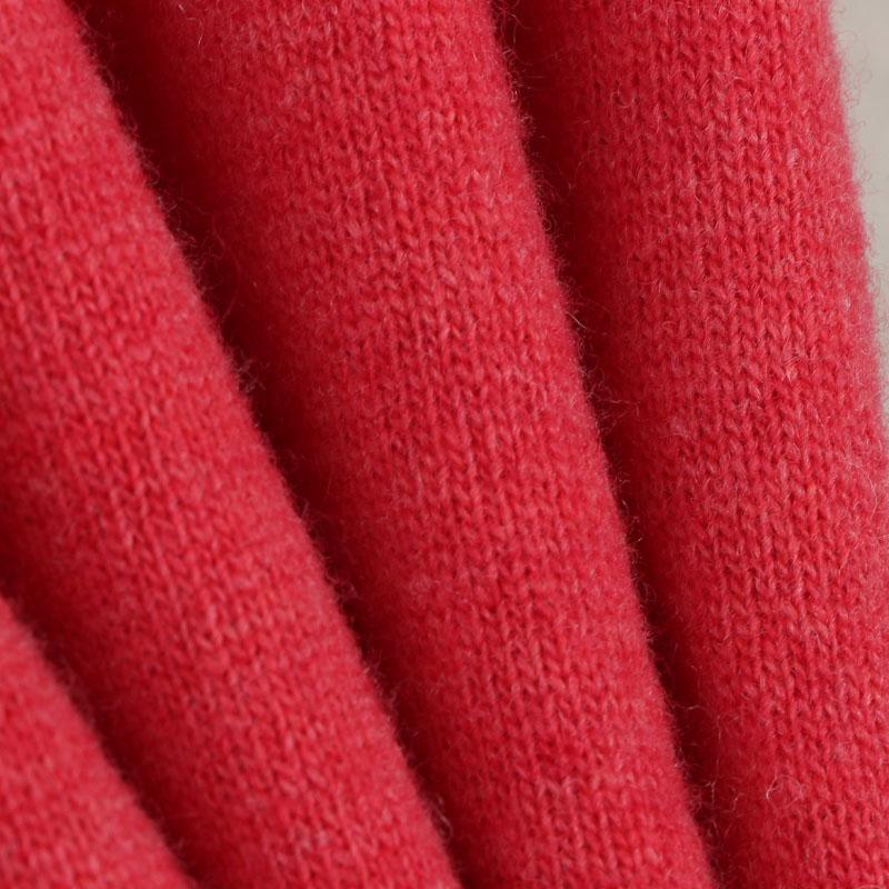 Sunshine House Autumn and Winter New Arrival Domestic Counter Tail Order V Neck Wool Blended Long Sleeves Sweater Knitwear Base