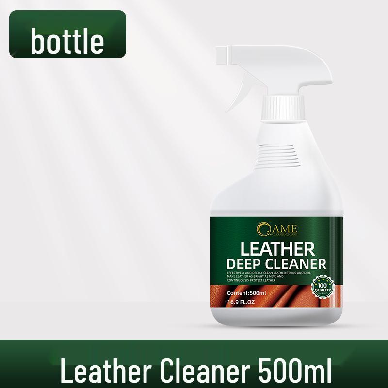 

Набір для догляду за натуральною шкірою: Відновлювач куртки, Засіб для чищення дивана, Видаляч плям та Полірувальний засіб