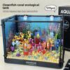 Simulated Clownfish Coral Ecological Fish Tank Building Block Toy Lighting With