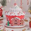 Christmas Decorations: Home Luminous Soft ClayCastle House, BreadClay, Christmas Shopping Mall Window Display Ornaments
