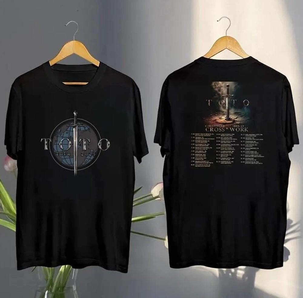 

TOTO Band World Tour 2025 T-Shirt – Official Merch, Dogz of Oz , Size S-3XL 2XL