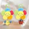 Baby Plush Bee Rattle Toy With Music Box And Flower Hanging For Infant Development