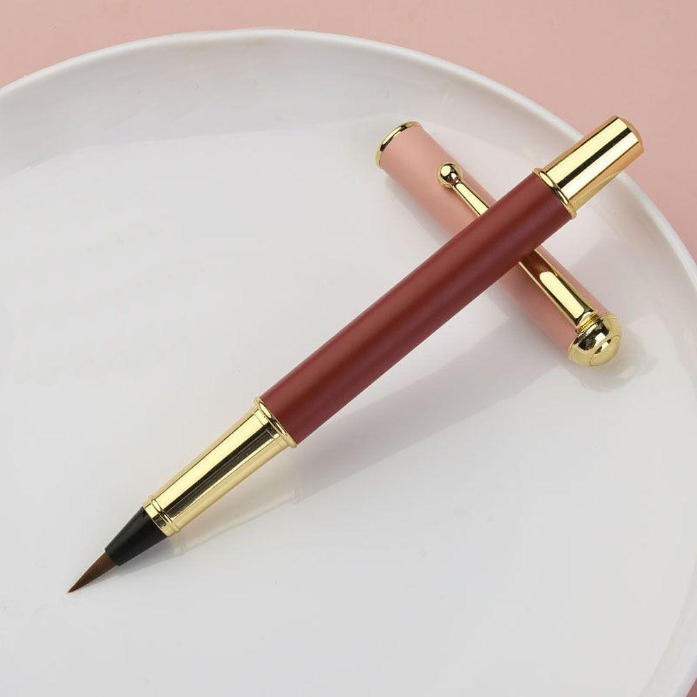 Soft Hair Metal Writing Penmanship Brushes Calligraphy Pen Brushes Chinese Brushes Painting Pens