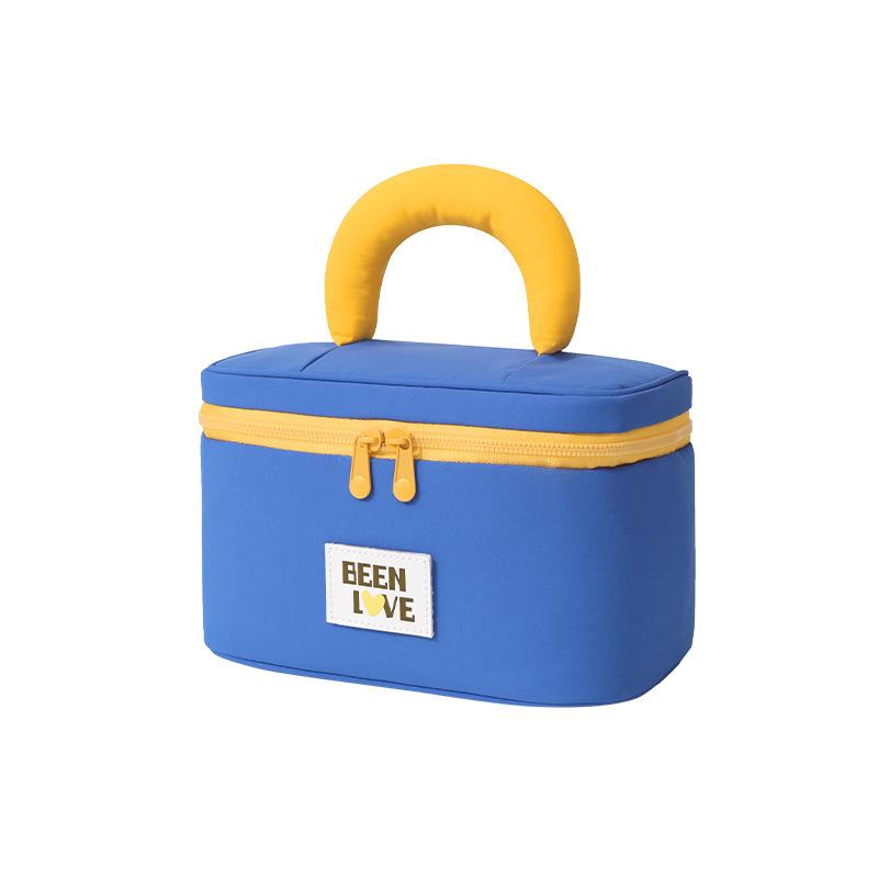 Large Capacity Waterproof Nylon Handheld Travel Makeup Cosmetic Storage Bag