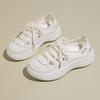 Sneakers da Donna Estive Casual con Zeppa Allacciate Antiscivolo Leggere Scarpe da Passeggio Scarpe Traspiranti con Fori Sneakers Sportive da Tennis per Donna