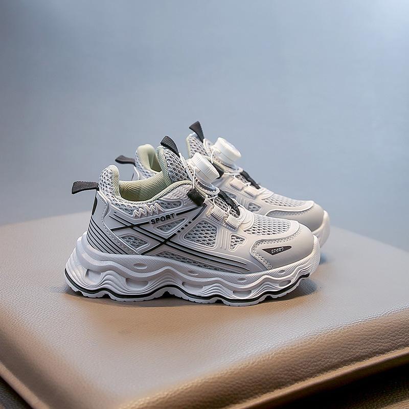 

Children s sports shoes girls shoes autumn 2025 new mesh button girls breathable soft sole dad shoes children s shoes 26