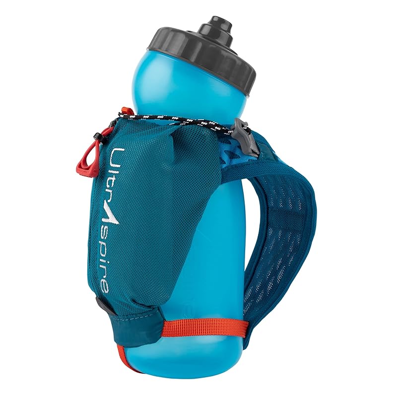 

Ultraspire Iso Pocket 3.0 Handheld Water Bottle (Emerald Blue, 20oz).