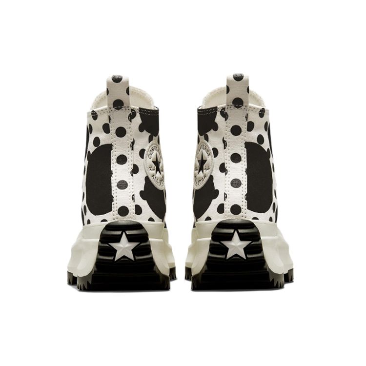 Converse Run Star Hike Platform Neformální Vysoké Plátěné Boty Unisex Tenisky Černá Bílá A01181C