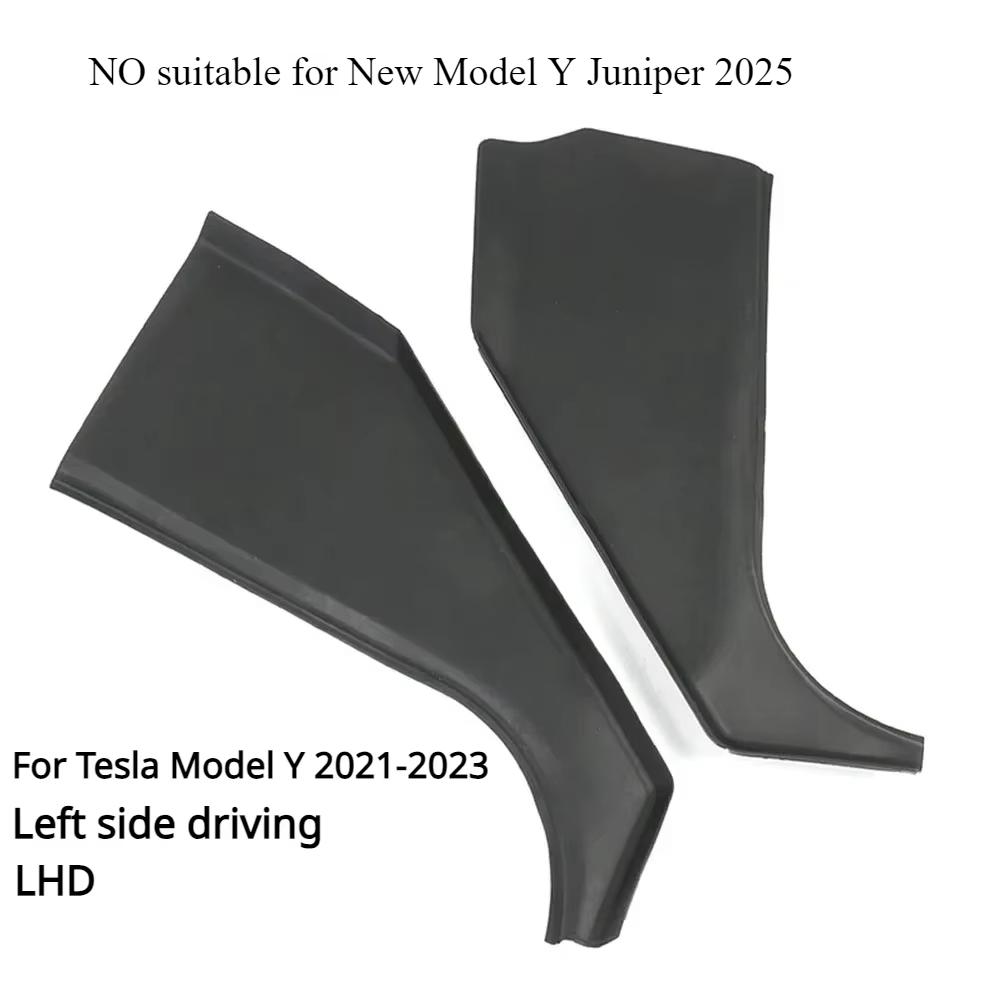 Anti Kick Pad for Tesla Model Y - Front Door Rest Pedal Side Guards Protector Sticker Protection Cover Modely HW4.0 2024