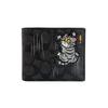 Coach Wallet [Customized Bag] 3 IN 1 Kosmeow Soft and Cute Kitten Hand-painted Line Classic Retro Naughty Cat (Black) Basic Package (Bag + Dust Bag)