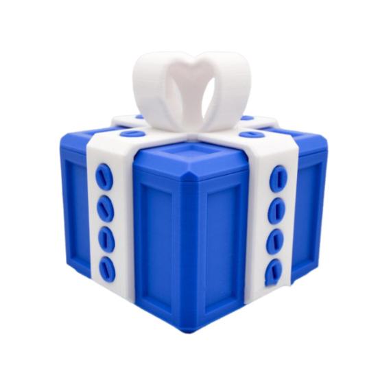 3D Annoying Gift Box with Screws Puzzle Gift Box with Twist Storage Interactive Desk Prank Box for Christmas Home Decor