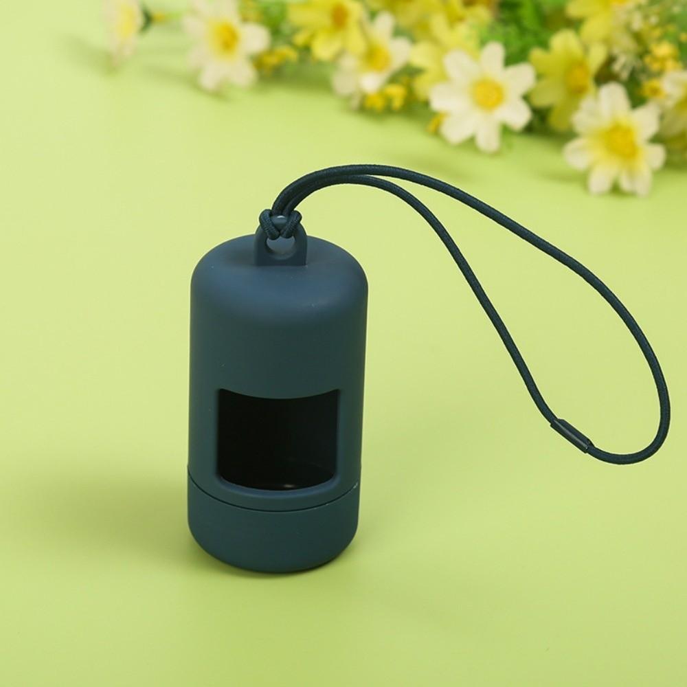 with Rope Dog Poop Bag Case Solid Color Pet Garbage Holder  Cleaning Supplies