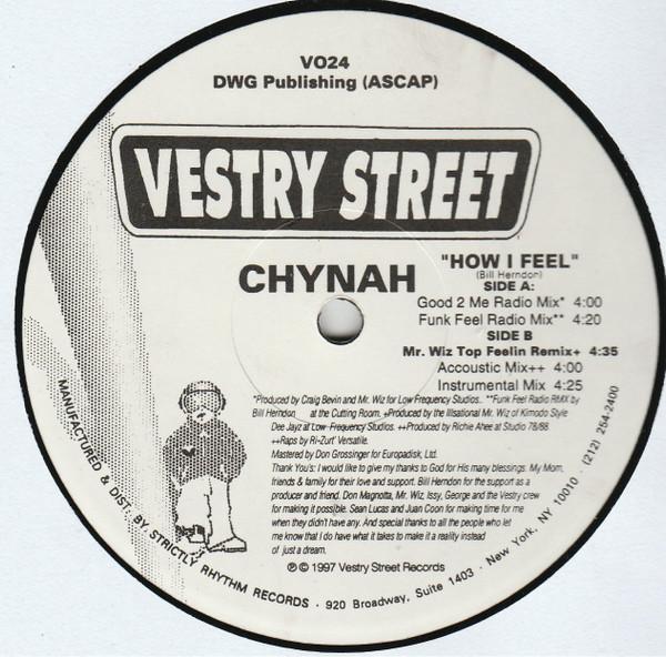 

12inch Record CHYNAH How I Feel VO24 1997 US SoulFunk Used
