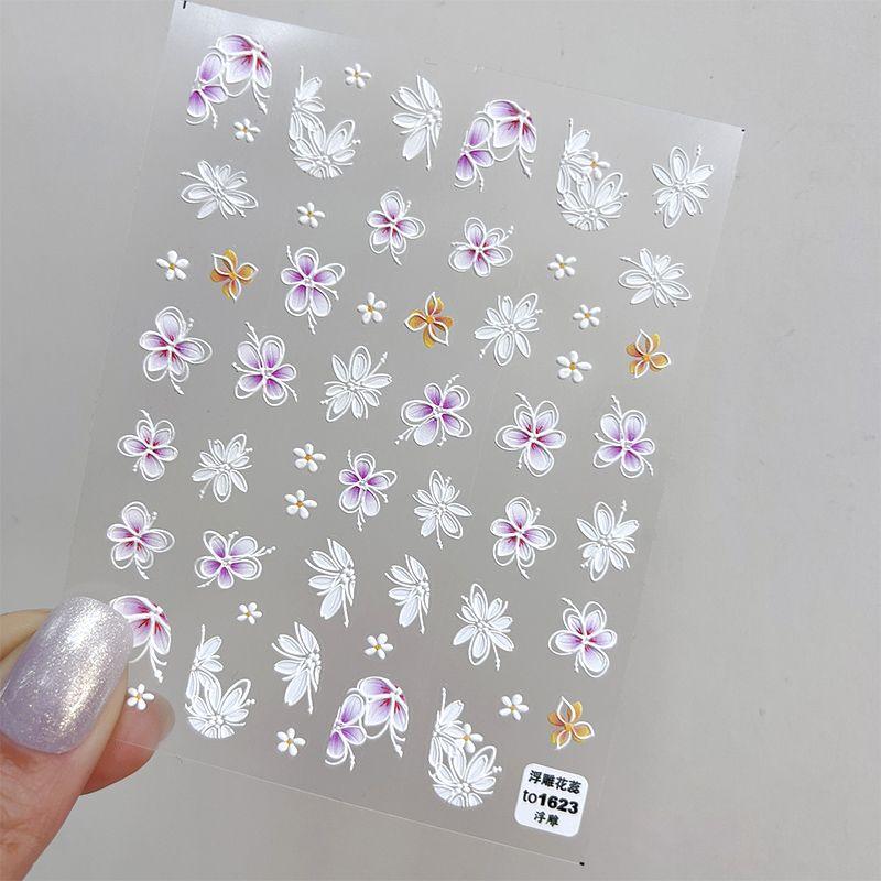 

Tomoni Spring and Summer Ice Flower Small Pattern Nail Sticker tomoni floral to1623